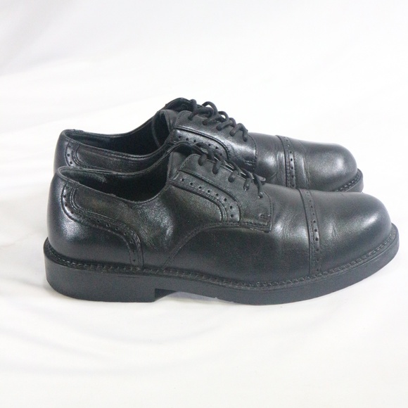 NUNN BUSH Black Leather Cap Toe Oxford Dress Shoes - Picture 4 of 8